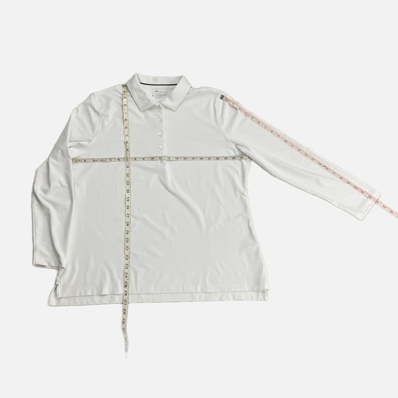 Peter Millar Golf Polo White Size XL - Picture 9 of 10